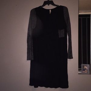 Comfy Cotton Black and Grey dress